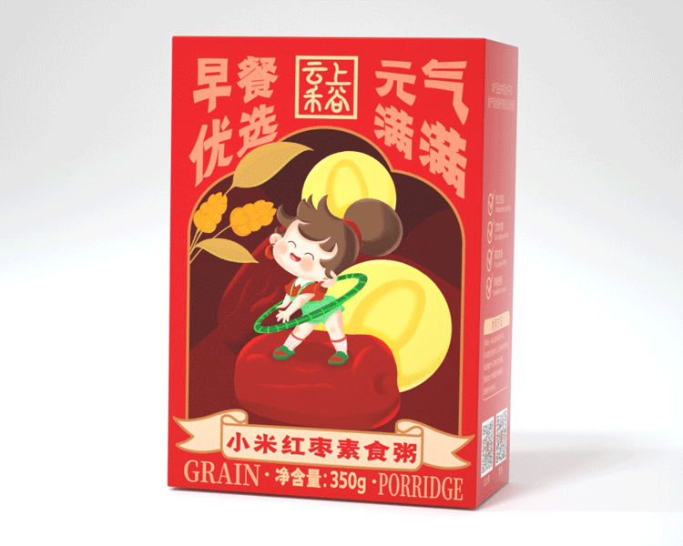 小米红枣素食粥
